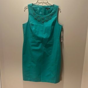 NWT Never Worn Rafaella Women’s Lined Sleeveless Blue Dress Size 16
